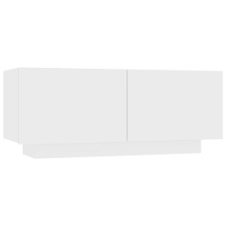 vidaXL Mobile Porta TV Bianco 100x35x40 cm in Legno Multistrato