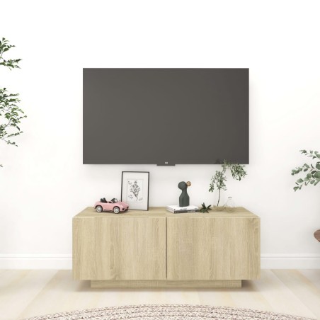 vidaXL Mobile per TV Rovere Sonoma 100x35x40 cm Legno Multistrato