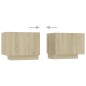 vidaXL Mobile per TV Rovere Sonoma 100x35x40 cm Legno Multistrato vidaXL Mobile per TV Rovere Sonoma 100x35x40 cm Legno Multistrato