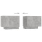 vidaXL Mobile TV Grigio Cemento 100x35x40 cm in Truciolato vidaXL Mobile TV Grigio Cemento 100x35x40 cm in Truciolato