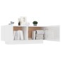 vidaXL Mobile TV Bianco Lucido 100x35x40 cm in Truciolato vidaXL Mobile TV Bianco Lucido 100x35x40 cm in Truciolato