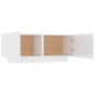 vidaXL Mobile TV Bianco Lucido 100x35x40 cm in Truciolato vidaXL Mobile TV Bianco Lucido 100x35x40 cm in Truciolato