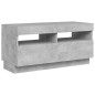 vidaXL Mobile Porta TV con Luci LED Grigio Cemento 80x35x40 cm vidaXL Mobile Porta TV con Luci LED Grigio Cemento 80x35x40 cm