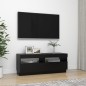 vidaXL Mobile Porta TV con Luci LED Nero 100x35x40 cm vidaXL Mobile Porta TV con Luci LED Nero 100x35x40 cm