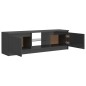 vidaXL Mobile Porta TV con Luci LED Grigio Lucido 120x30x35,5 cm vidaXL Mobile Porta TV con Luci LED Grigio Lucido 120x30x35,5 cm