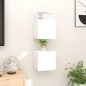 vidaXL Armadietti a Parete per TV 2 pz Bianco Lucido 30,5x30x30 cm vidaXL Armadietti a Parete per TV 2 pz Bianco Lucido 30,5x30x30 cm