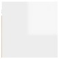 vidaXL Armadietti a Parete per TV 2 pz Bianco Lucido 30,5x30x30 cm vidaXL Armadietti a Parete per TV 2 pz Bianco Lucido 30,5x30x30 cm
