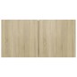 vidaXL Mobili Porta TV Sospesi 3 pz Rovere Sonoma 60x30x30 cm vidaXL Mobili Porta TV Sospesi 3 pz Rovere Sonoma 60x30x30 cm