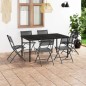 vidaXL Set da Pranzo da Giardino 7 pz in Acciaio vidaXL Set da Pranzo da Giardino 7 pz in Acciaio