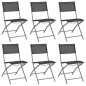 vidaXL Set da Pranzo da Giardino 7 pz in Acciaio vidaXL Set da Pranzo da Giardino 7 pz in Acciaio