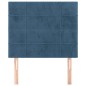 Testiera 2 pz Blu scuro 90x5x78/88 cm in Velluto Testiera 2 pz Blu scuro 90x5x78/88 cm in Velluto