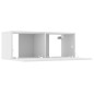 vidaXL Mobili Porta TV Bianchi 2 pz 80x30x30 cm in Legno Multistrato