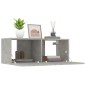 vidaXL Mobili Porta TV 2pz Grigio Cemento 80x30x30cm Legno Multistrato vidaXL Mobili Porta TV 2pz Grigio Cemento 80x30x30cm Legno Multistrato