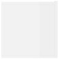 vidaXL Mobili Porta TV 2pz Bianco Lucido 80x30x30 cm Legno Multistrato