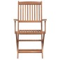 vidaXL Set da Pranzo da Giardino 5 pz in Legno Massello di Acacia