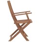 vidaXL Set da Pranzo da Giardino 5 pz in Legno Massello di Acacia