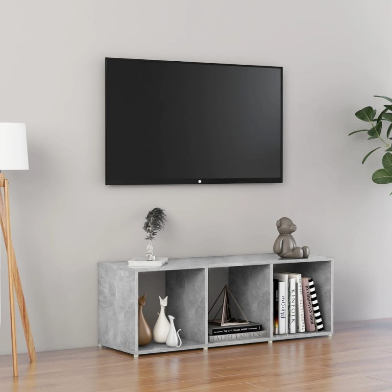vidaXL Mobile Porta TV Grigio Cemento 107x35x37 cm in Truciolato vidaXL Mobile Porta TV Grigio Cemento 107x35x37 cm in Truciolato