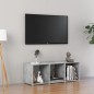 vidaXL Mobile Porta TV Grigio Cemento 107x35x37 cm in Truciolato vidaXL Mobile Porta TV Grigio Cemento 107x35x37 cm in Truciolato