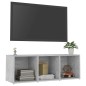 vidaXL Mobile Porta TV Grigio Cemento 107x35x37 cm in Truciolato vidaXL Mobile Porta TV Grigio Cemento 107x35x37 cm in Truciolato