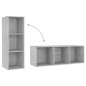 vidaXL Mobile Porta TV Grigio Cemento 107x35x37 cm in Truciolato vidaXL Mobile Porta TV Grigio Cemento 107x35x37 cm in Truciolato