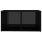 vidaXL Mobile Porta TV Nero Lucido 72x35x36,5 cm in Truciolato vidaXL Mobile Porta TV Nero Lucido 72x35x36,5 cm in Truciolato
