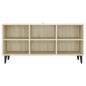 vidaXL Mobile TV con Gambe in Metallo Rovere Sonoma 103,5x30x50 cm vidaXL Mobile TV con Gambe in Metallo Rovere Sonoma 103,5x30x50 cm