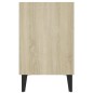 vidaXL Mobile TV con Gambe in Metallo Rovere Sonoma 103,5x30x50 cm vidaXL Mobile TV con Gambe in Metallo Rovere Sonoma 103,5x30x50 cm