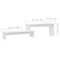 vidaXL Mobile Porta TV Bianco 180x30x43 cm in Legno Multistrato vidaXL Mobile Porta TV Bianco 180x30x43 cm in Legno Multistrato