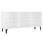 vidaXL Mobile TV con Gambe in Metallo Bianco Lucido 103,5x30x50 cm vidaXL Mobile TV con Gambe in Metallo Bianco Lucido 103,5x30x50 cm