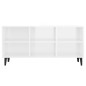 vidaXL Mobile TV con Gambe in Metallo Bianco Lucido 103,5x30x50 cm vidaXL Mobile TV con Gambe in Metallo Bianco Lucido 103,5x30x50 cm