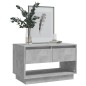 vidaXL Mobile TV Grigio Cemento 70x41x44 cm in Truciolato