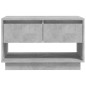 vidaXL Mobile TV Grigio Cemento 70x41x44 cm in Truciolato