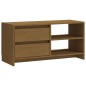 vidaXL Mobile Porta TV Marrone Miele 80x31x39 cm in Legno di Pino vidaXL Mobile Porta TV Marrone Miele 80x31x39 cm in Legno di Pino