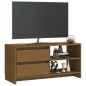 vidaXL Mobile Porta TV Marrone Miele 80x31x39 cm in Legno di Pino vidaXL Mobile Porta TV Marrone Miele 80x31x39 cm in Legno di Pino
