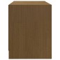 vidaXL Mobile Porta TV Marrone Miele 80x31x39 cm in Legno di Pino vidaXL Mobile Porta TV Marrone Miele 80x31x39 cm in Legno di Pino