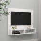 vidaXL Mobile TV a Muro Bianco Lucido 102x23,5x90 cm in Truciolato vidaXL Mobile TV a Muro Bianco Lucido 102x23,5x90 cm in Truciolato