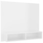 vidaXL Mobile TV a Muro Bianco Lucido 102x23,5x90 cm in Truciolato vidaXL Mobile TV a Muro Bianco Lucido 102x23,5x90 cm in Truciolato