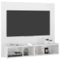 vidaXL Mobile TV a Muro Bianco Lucido 102x23,5x90 cm in Truciolato vidaXL Mobile TV a Muro Bianco Lucido 102x23,5x90 cm in Truciolato