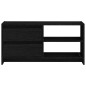 vidaXL Mobile Porta TV Nero 80x31x39 cm in Legno Massello di Pino vidaXL Mobile Porta TV Nero 80x31x39 cm in Legno Massello di Pino
