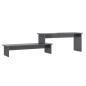 vidaXL Mobile Porta TV Grigio Lucido 180x30x43 cm in Truciolato vidaXL Mobile Porta TV Grigio Lucido 180x30x43 cm in Truciolato