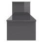 vidaXL Mobile Porta TV Grigio Lucido 180x30x43 cm in Truciolato vidaXL Mobile Porta TV Grigio Lucido 180x30x43 cm in Truciolato