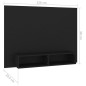 vidaXL Mobile TV a Muro Bianco 120x23,5x90 cm in Truciolato vidaXL Mobile TV a Muro Bianco 120x23,5x90 cm in Truciolato
