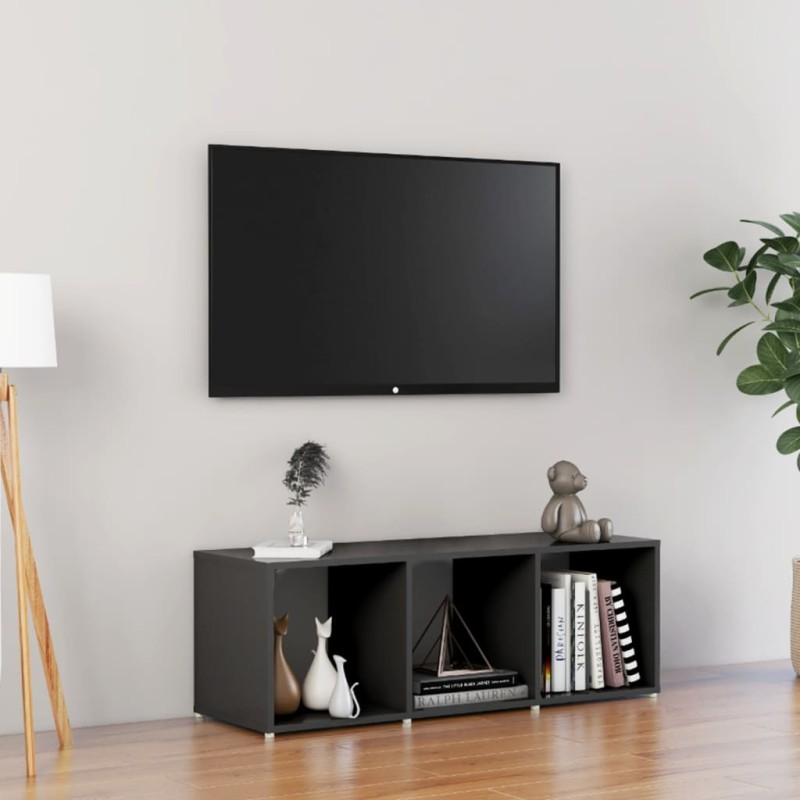 vidaXL Mobile Porta TV Grigio 107x35x37 cm in Truciolato vidaXL Mobile Porta TV Grigio 107x35x37 cm in Truciolato