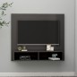 vidaXL Mobile TV a Muro Grigio Lucido 102x23,5x90 cm in Truciolato vidaXL Mobile TV a Muro Grigio Lucido 102x23,5x90 cm in Truciolato