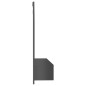 vidaXL Mobile TV a Muro Grigio Lucido 102x23,5x90 cm in Truciolato vidaXL Mobile TV a Muro Grigio Lucido 102x23,5x90 cm in Truciolato