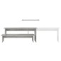 vidaXL Mobile TV Grigio Cemento 180x30x43 cm in Truciolato vidaXL Mobile TV Grigio Cemento 180x30x43 cm in Truciolato