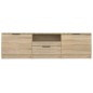 vidaXL Mobile per TV Rovere Sonoma 140x35x40cm Legno Multistrato