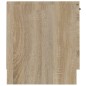 vidaXL Mobile per TV Rovere Sonoma 140x35x40cm Legno Multistrato