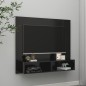 vidaXL Mobile TV a Muro Nero 102x23,5x90 cm in Truciolato vidaXL Mobile TV a Muro Nero 102x23,5x90 cm in Truciolato