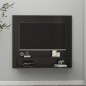 vidaXL Mobile TV a Muro Nero 102x23,5x90 cm in Truciolato vidaXL Mobile TV a Muro Nero 102x23,5x90 cm in Truciolato